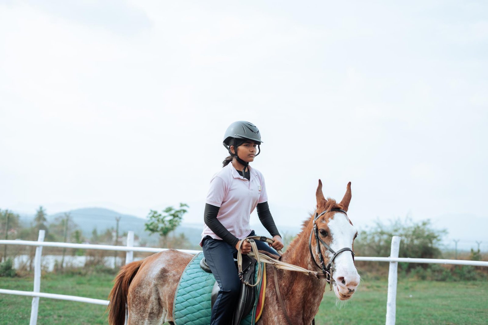 Riding lesson — Amber Valley Residential School
